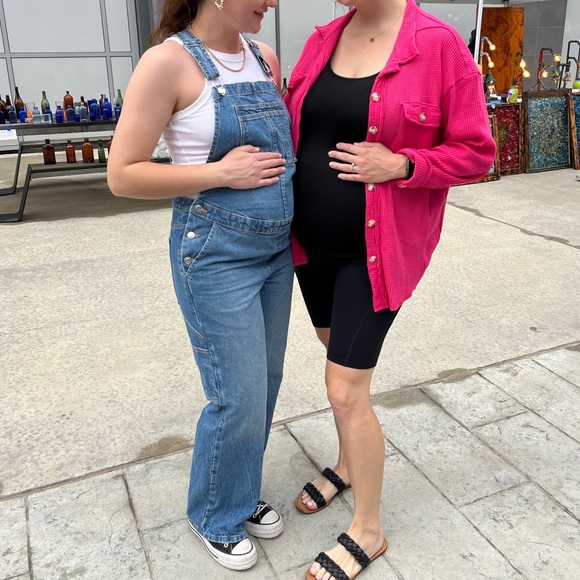 ASOS DESIGN Maternity denim overalls - Picture 6 of 7